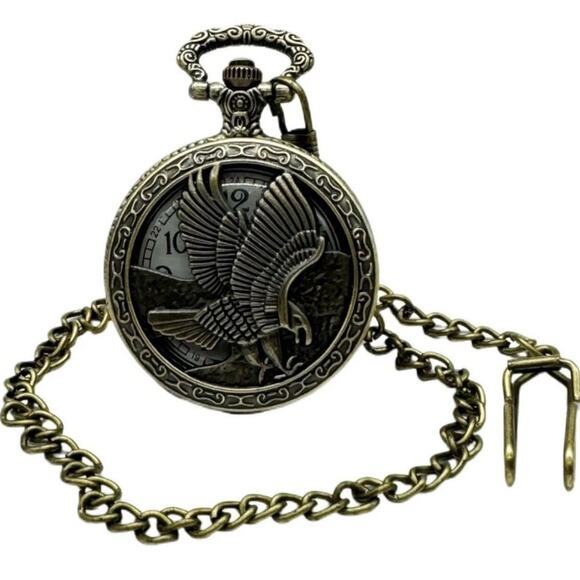 Invicta Vintage Liberty Pocket Watch 47mm Bronze (49003)- BRAND NEW IN BOX - Picture 4 of 6